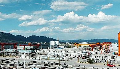 水泥预制部品生产厂区